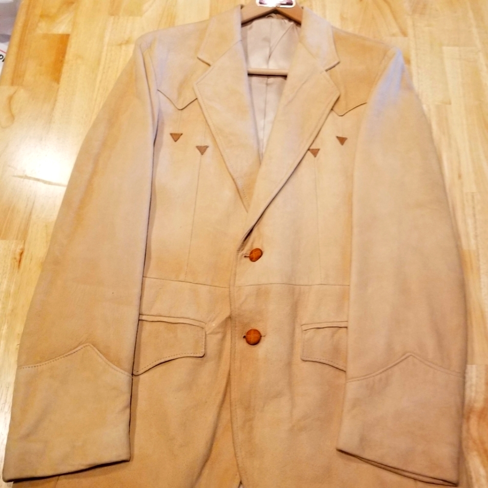 Vintage 60s/70s Suede Cowboy Jacket by Pioneer Wear
